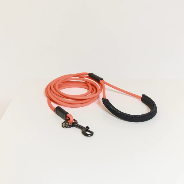 Miękka gumowa smycz Kentucky Soft Rubber 5 m - pomarańczowa