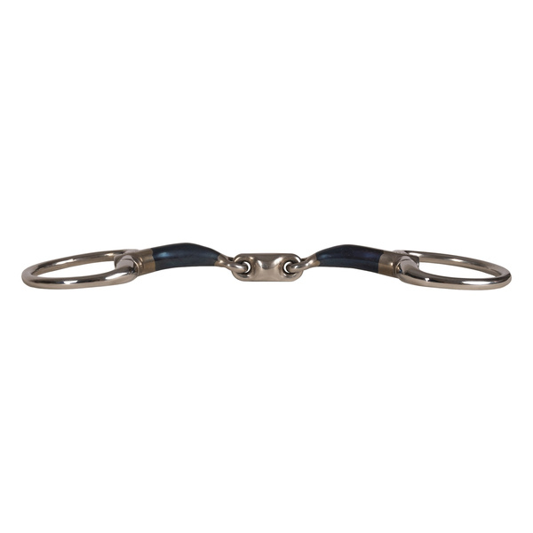 Velari wędzidło Eggbutt Double Jointed Sweet Iron 16 mm
