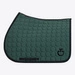 Czaprak Circle Quilted Jumping Saddle Pad - ciemna zieleń