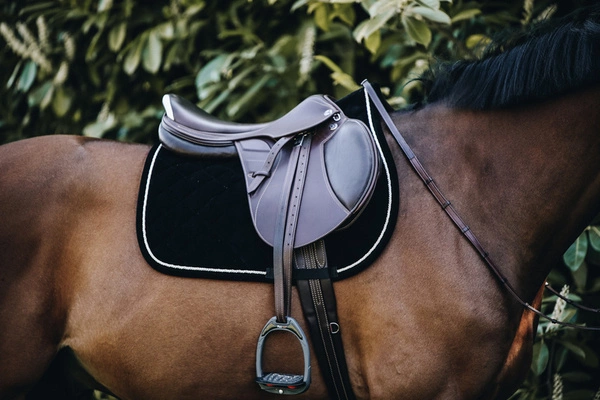 Kentucky czaprak Corduroy - czarny