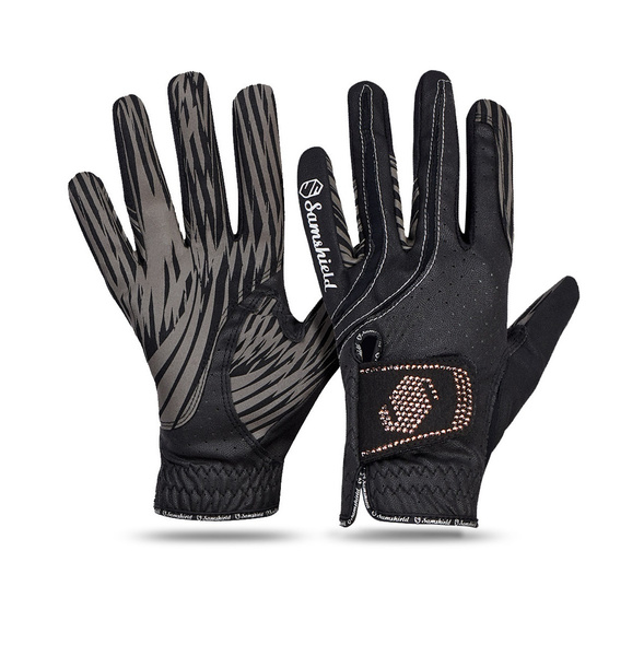 Rękawiczki Samshield V-Skin Swarovski - czarne/rose gold