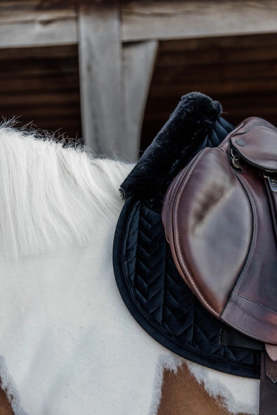 Kentucky czaprak Skin Friendly Velvet - czarny