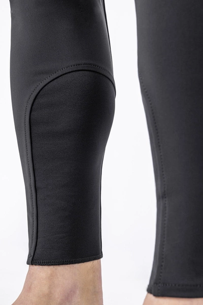 Męskie bryczesy Equiline Bartek z lejem kolanowym BX-TECH - czarne