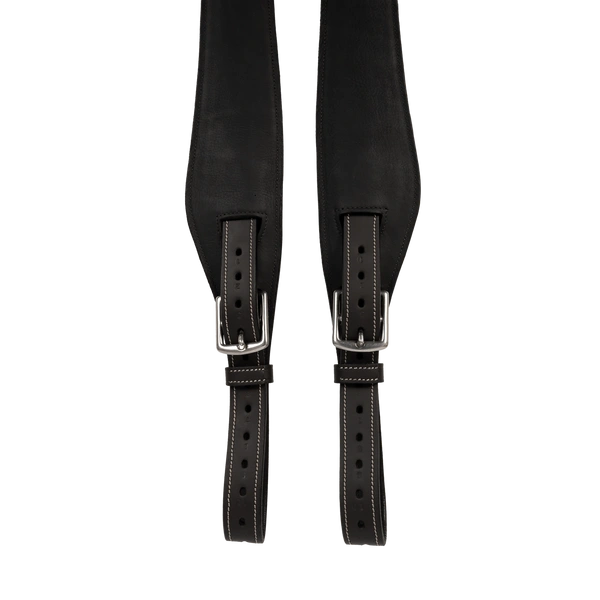 Puśliska Dy'on Leather Stirrup Straps Mono - czarne