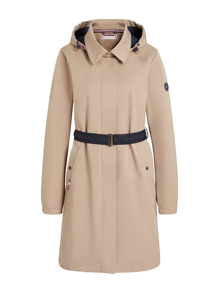 Trench Tommy Hilfiger Edinburgh Tech - beżowy