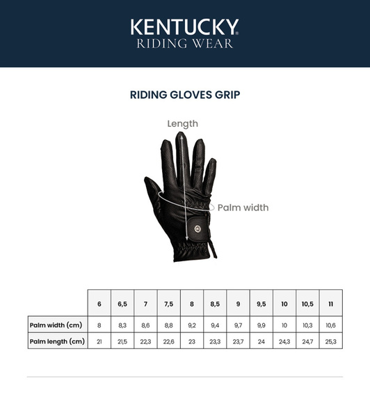 Rękawiczki Kentucky Grip Glitter - czarne