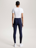 Legginsy Tommy Hilfiger Hudson - granat desert sky