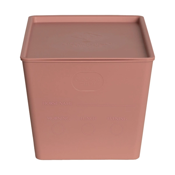 Pudełko na paszę z pokrywką 7 L Kentucky - różowe