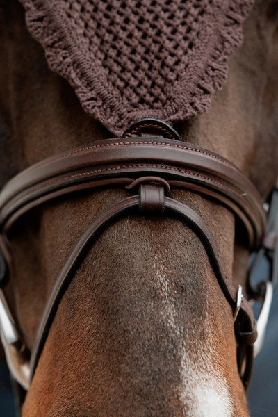 Długie nauszniki Kentucky Fly Veil Long - brązowe