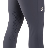 Damskie legginsy Kentucky Classic z kolanowym lejem - niebieskie