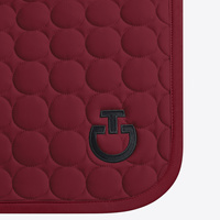 Czaprak Circle Quilted Jumping Saddle Pad - bordo