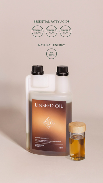 Olej lniany 1 L - Kentucky Grooming Deluxe