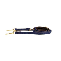 Pleciona smycz Kentucky Nylon 2m - granatowa