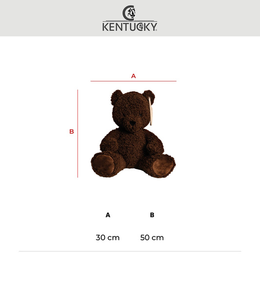 Kentucky zabawka do boksu Bear - brązowy