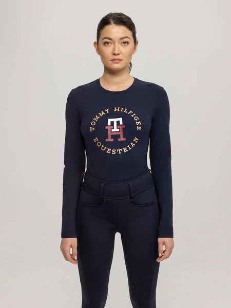 Techniczna koszulka treningowa Tommy Hilfiger Ohio - granatowa