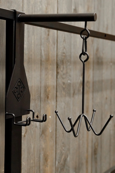 Wieszak na ogłowia - Kentucky Grooming Deluxe - czarny