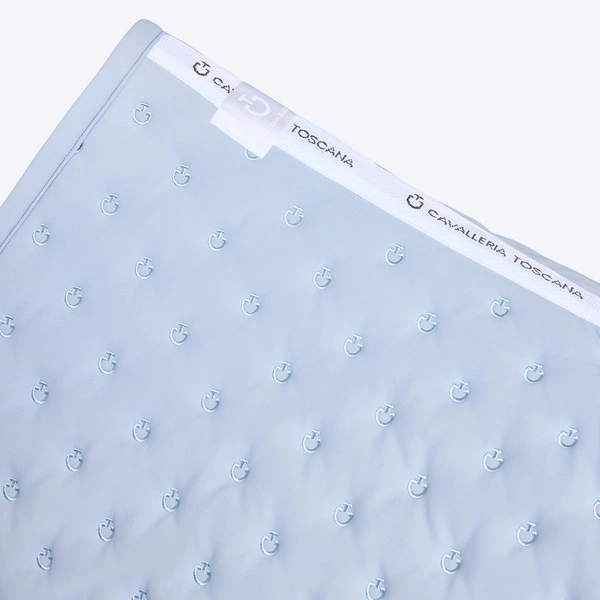 Czaprak Cavalleria Toscana Embrodery Quilted - błękitny