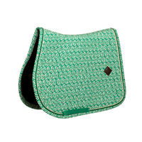 Kentucky czaprak Velvet Printing - zielony/biały