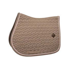 Kentucky czaprak Classic Custom - beżowy z różowo-białym sznureczkiem