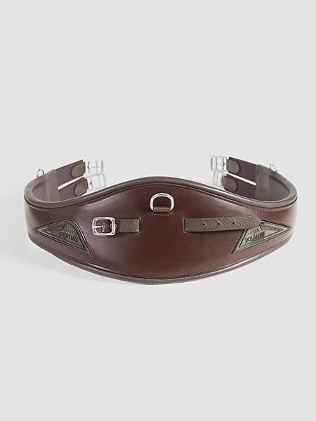 Anatomiczny popręg Equiline BJ109 - brązowy