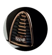 Kask KEP Cromo 2.0 Shine with Rose Gold Mirrors and Crystals - czarny z czarnymi paskami