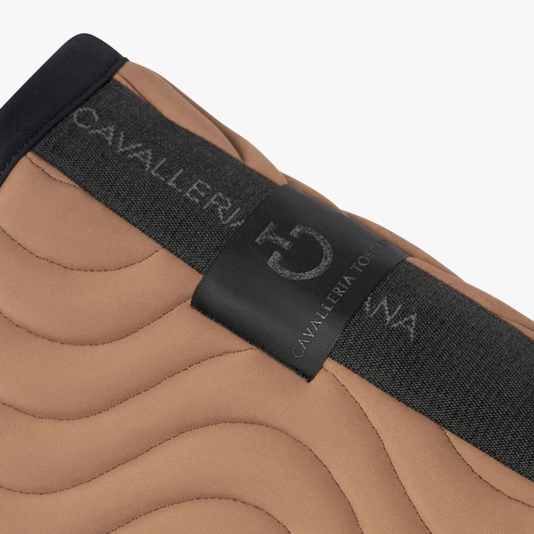 Czaprak Cavalleria Toscana Quilted Wave Jersey - beżowy