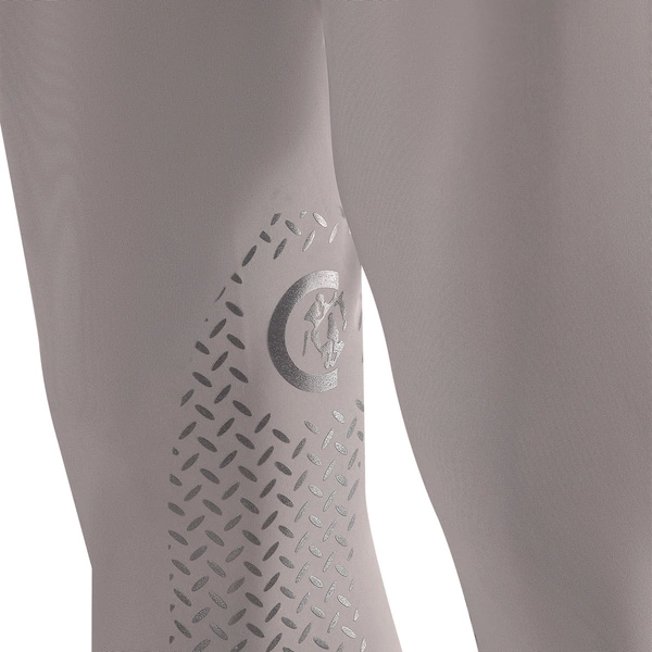 Męskie bryczesy Kentucky Mexico z lejem kolanowym - szare