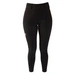 Damskie legginsy Kentucky Classic z kolanowym lejem - czarne