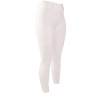 Damskie legginsy Kentucky Classic z pełnym lejem - białe