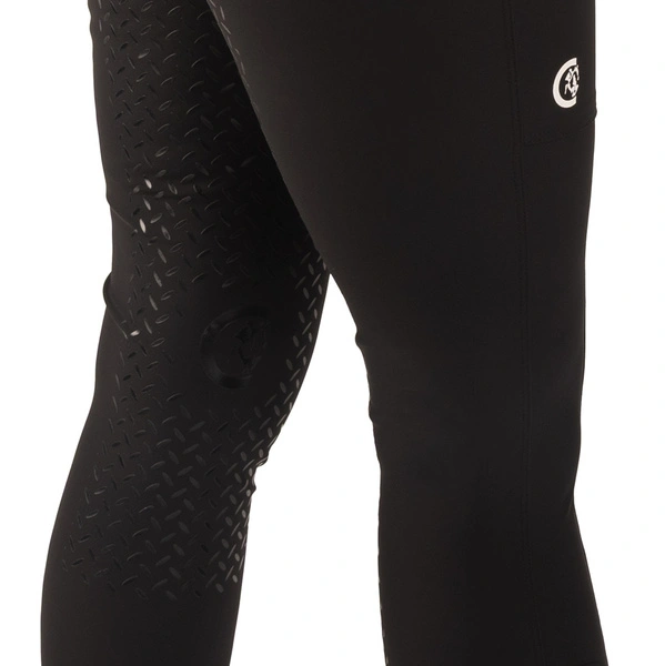 Damskie legginsy Kentucky Classic z pełnym lejem - czarne