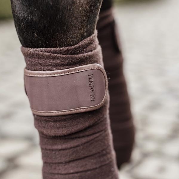 Kentucky bandaże Polar Fleece - brązowe