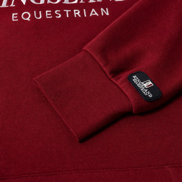 Bluza dziecięca Kingsland Classic Junior Hoodie - bordowa