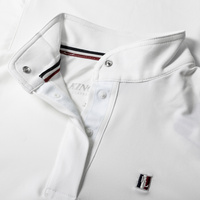 Damska koszula konkursowa Kingsland Classic Women's Long-Sleeved with Standing Collar -biała