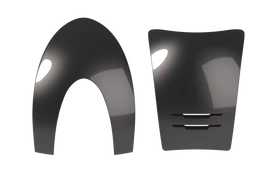 Panele KEP 2.0 Textile Polish Grey - przód + tył