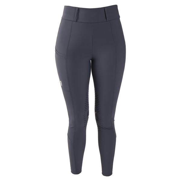 Damskie legginsy Kentucky Classic z kolanowym lejem - niebieskie