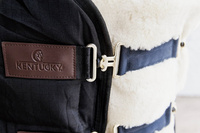 Kentucky Chest Expanders Vegan Sheepskin z 2 klamrami - naturalna 