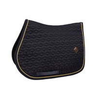 Kentucky czaprak Classic Custom - granatowy z granatowo-żółtym sznureczkiem