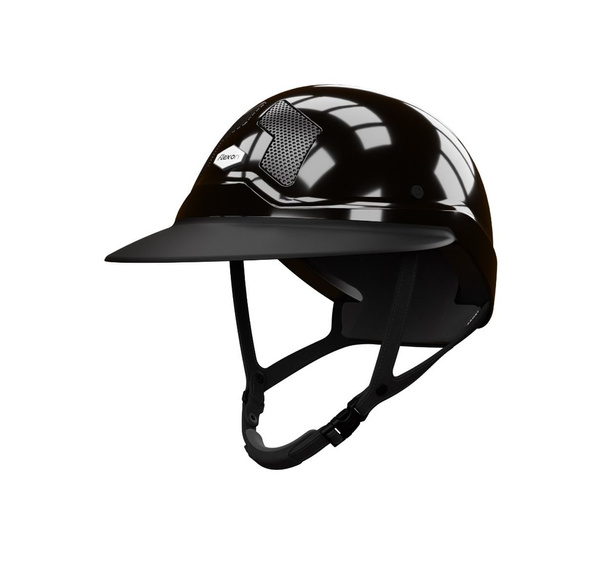 Kask Flex-On Armet Black Star Angel - czarny z czarnymi paskami