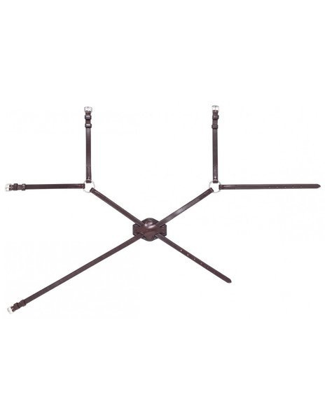 Nachrapnik meksykański Equiline NB0457 - brązowy