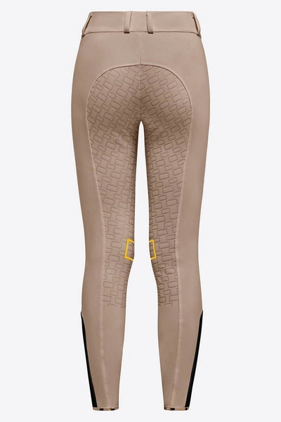 Bryczesy RG Hight Waist Full Grip z wysokim stanem Cavalleria Toscana - beżowe