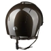 Kask KEP Smart NOVA Polish - brązowy z brązowymi paskami