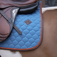 Kentucky czaprak Onion Quilt Neon Leather - niebieski
