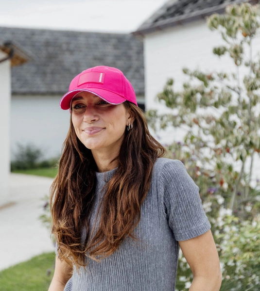 Kentucky czapka Rubber Logo - różowa