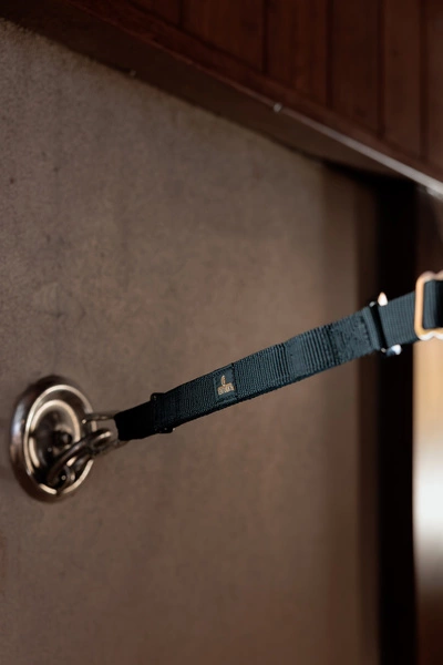 Kentucky regulowany bezpieczny nylonowy uchwyt - czarny - Kentucky Grooming Deluxe