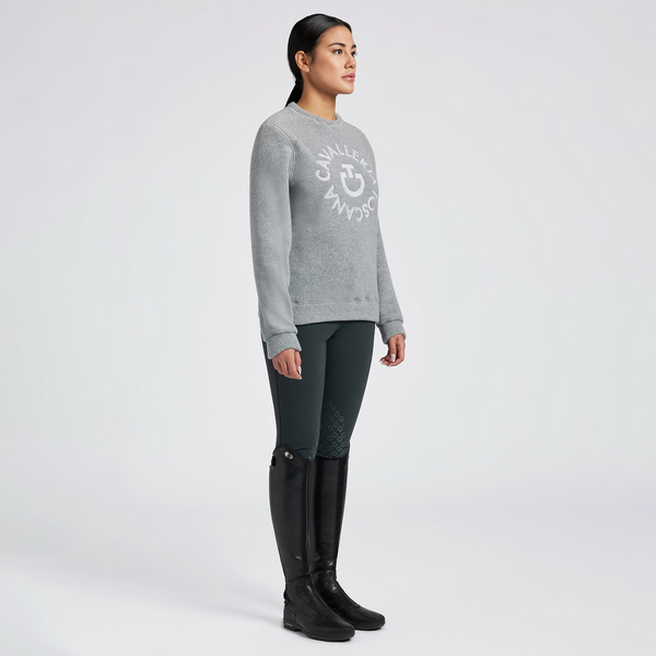 Bluza CT Fleece Crew Neck Pullover Cavalleria Toscana - szara