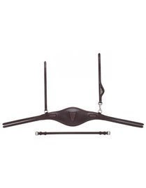 Szeroki nagłówek Equiline HP0411 - brązowy