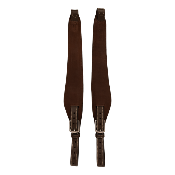 Puśliska Dy'on Leather Stirrup Straps Mono - brąz