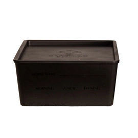 Pudełko na paszę z pokrywką 3,5 L Kentucky - czarne