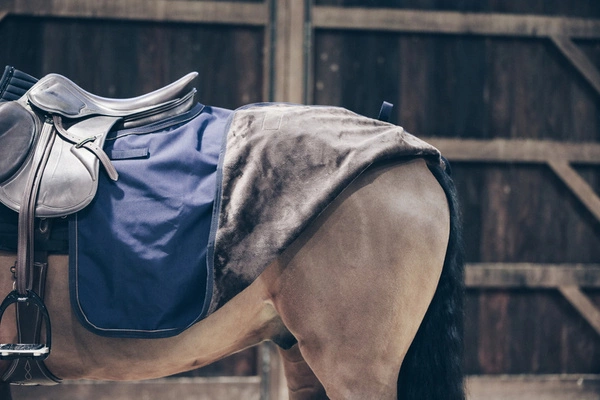 Kentucky półderka do jazdy Quarter Rug All Weather 160g - granatowa