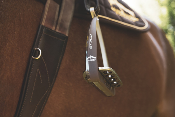 Strzemiona Veredus Vita Stirrup Steel1 - brązowe